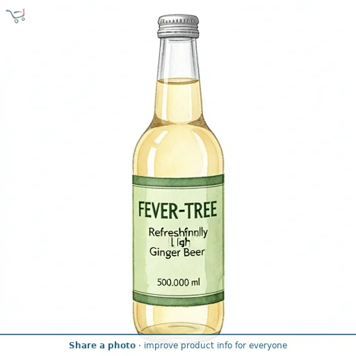 Fever-Tree Refreshingly Light Ginger Beer