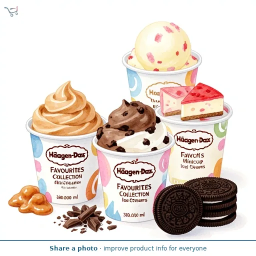 Haagen-Dazs Favourites Collection Minicup Ice Creams