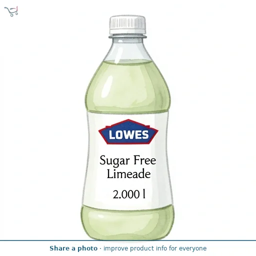 Lowes Sugar Free Limeade   2L