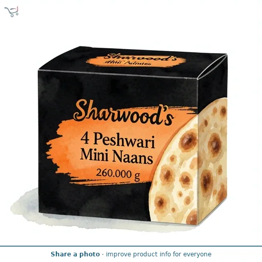 Sharwood's 4 Peshwari Mini Naans