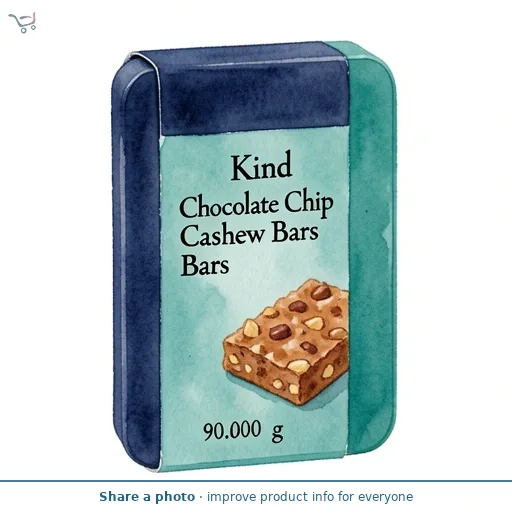 Kind Chocolate Chip Cashew Bars 3x30g