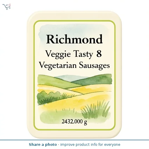 Richmond Veggie Tasty 8 Vegetarian Sausages