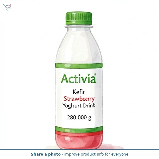 Activia Kefir Strawberry Gut Health Yoghurt Drink