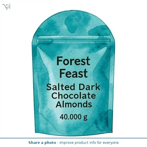 Forest Feast Salted Dark Chocolate Almonds