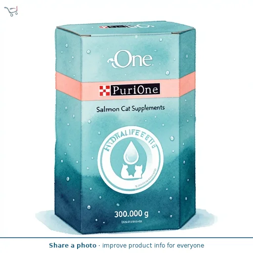 PURINA ONE HYDRALIFE with Salmon Liquid Cat Supplement 6x50g