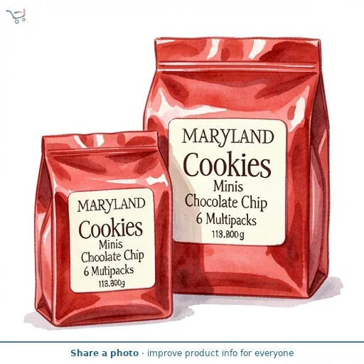Maryland 6 Cookies Minis Multipacks Chocolate Chip