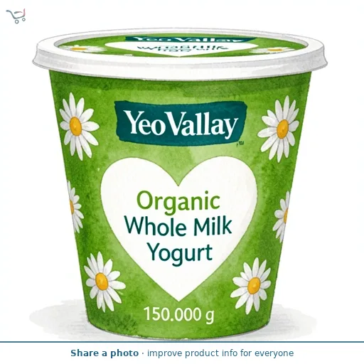 Yeo Valley Organic Whole Milk Yogurt 150g