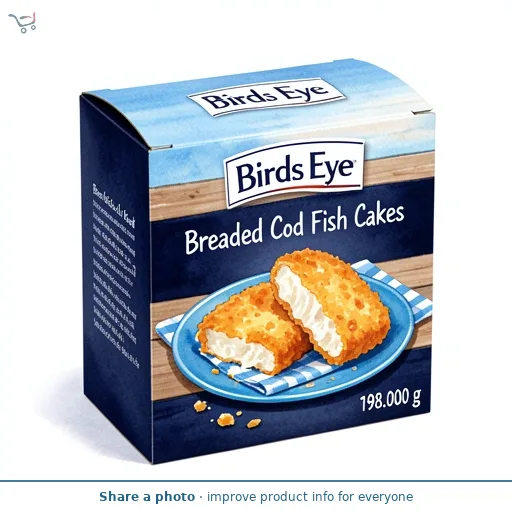 Birds Eye Breaded Cod Fish Cakes