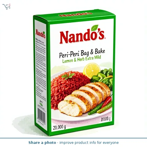 Nando's Peri-Peri Bag & Bake Lemon & Herb Extra Mild 20g