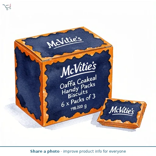 McVitie's Jaffa Cakes Original Handy Packs Biscuits 6 x Packs of 3