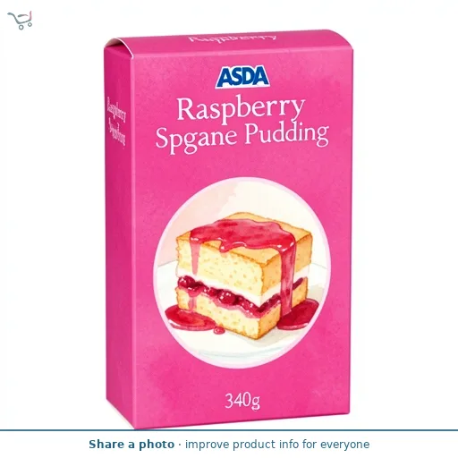 ASDA Raspberry Sponge Pudding 340g