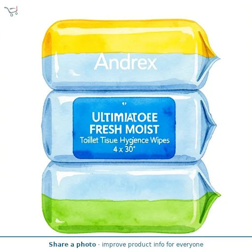 Andrex Ultimate Fresh Moist Toilet Tissue Hygiene Wipes 4 x 36