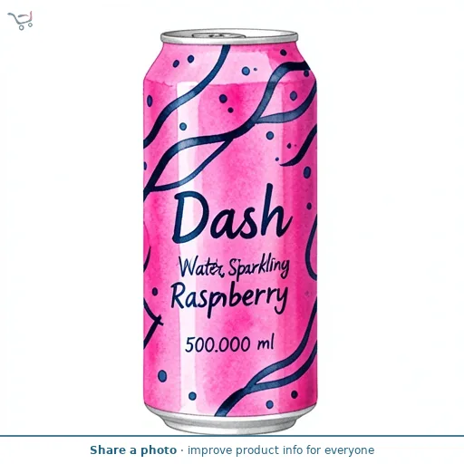 DASH Water Sparkling Raspberry