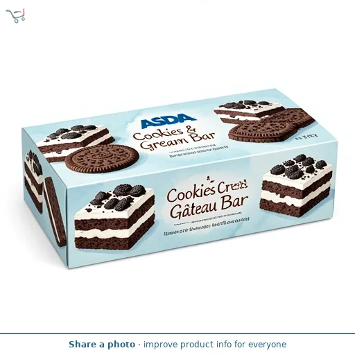 ASDA Cookies & Cream Gâteau Bar
