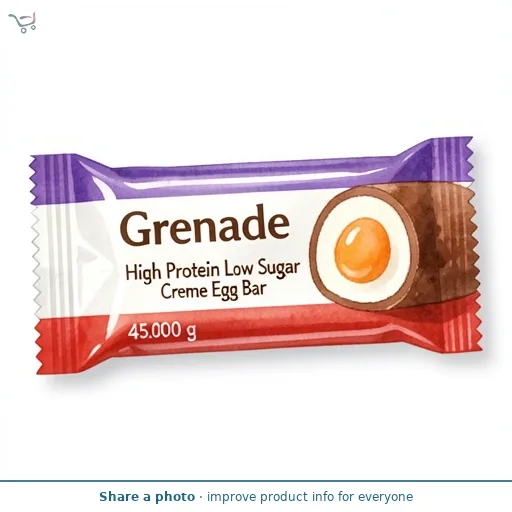 Grenade High Protein Low Sugar Creme Egg Bar 