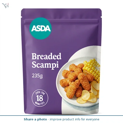 ASDA Breaded Scampi 235g
