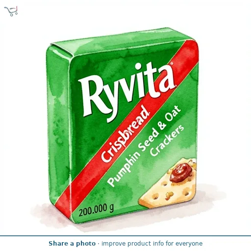 Ryvita Crispbread Pumpkin Seed & Oat Crackers 