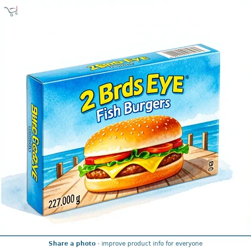 Birds Eye 2 Omega 3 Fish Burgers 