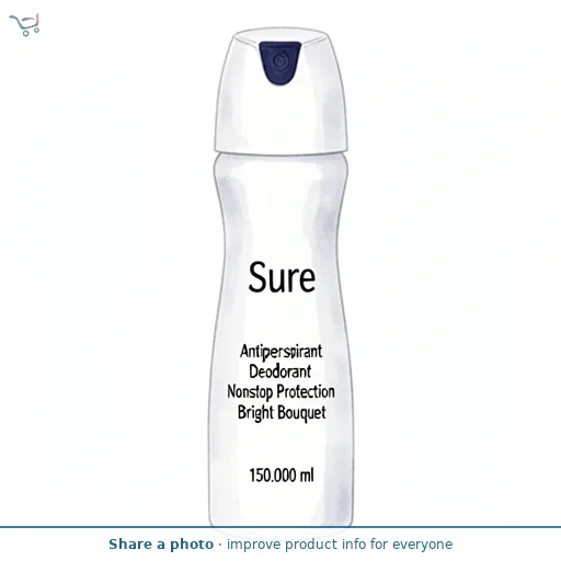 Sure Antiperspirant Deodorant Nonstop Protection Bright Bouquet 150ml