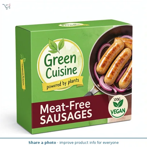 Birds Eye 6 Green Cuisine Vegan Cumberland Style Sausages 300g