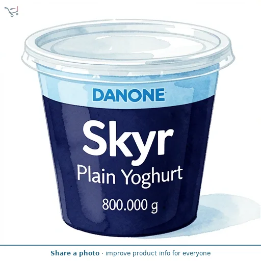 Danone Skyr Plain Yoghurt 800g