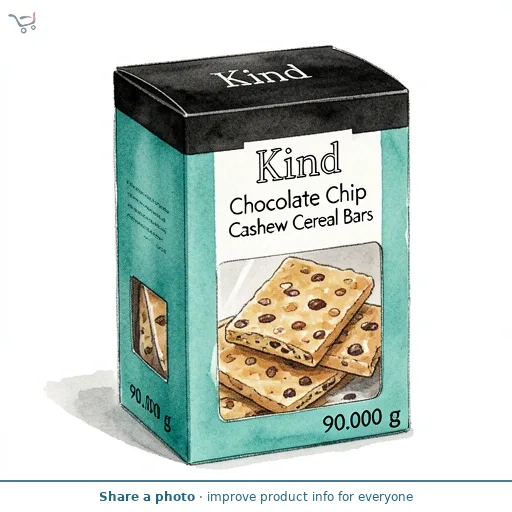 KIND Chocolate Chip Cashew Cereal Bars