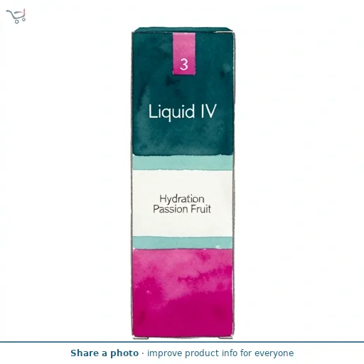 Liquid IV Electrolyte Powder Mix Food Supplement Passion Fruit Sachets x15