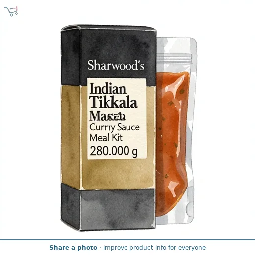 Sharwood's Indian Tikka Masala Curry Sauce Meal Kit 280g