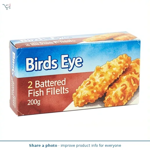 Birds Eye 2 Battered Fish Fillets 200g