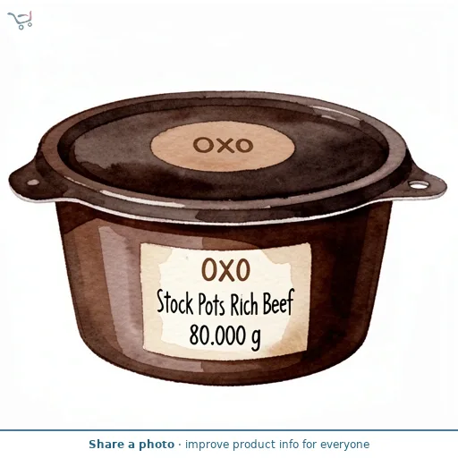 Oxo Oxo Reduced Salt Rich Beef Stock Pots 4 x 20g
