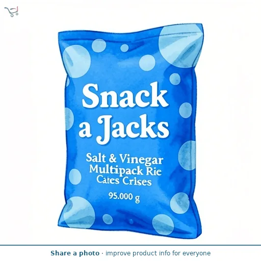 Snack a Jacks Salt & Vinegar Multipack Rice Cakes Crisps