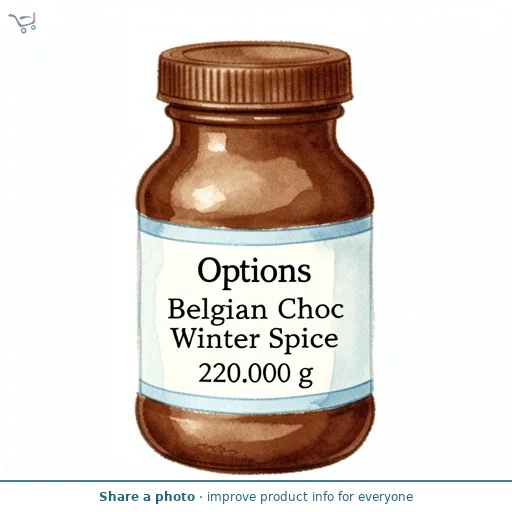 Options Belgian Choc Winter Spice 220g