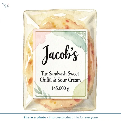 Jacob's Tuc Sandwich Sweet Chilli & Sour Cream 