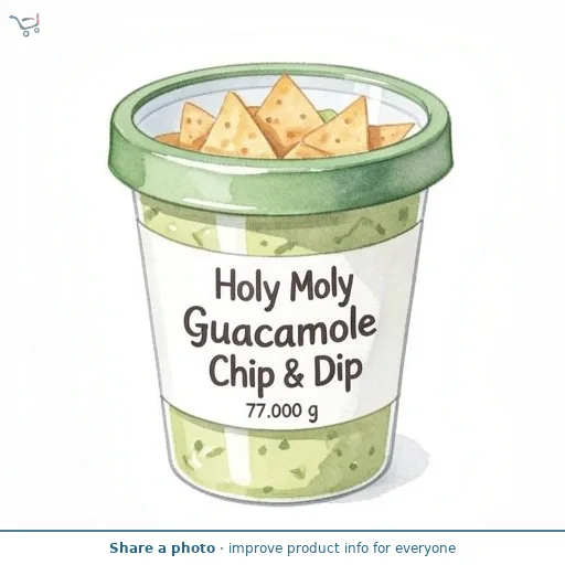 Holy Moly Guacamole Chip & Dip 77g
