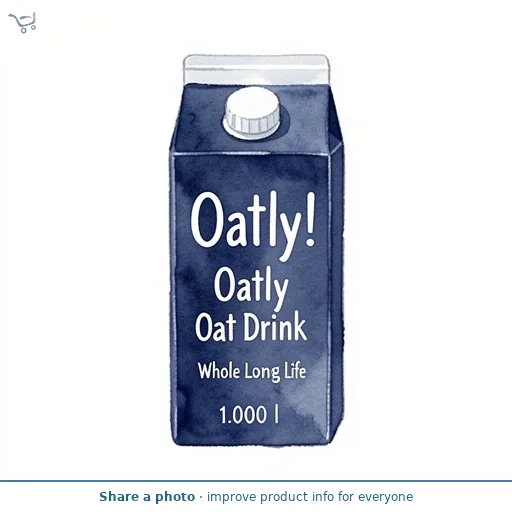 Oatly Oat Drink Whole Long Life 1L