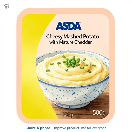 ASDA Cheesy Mashed Potato with Mature Cheddar 500g