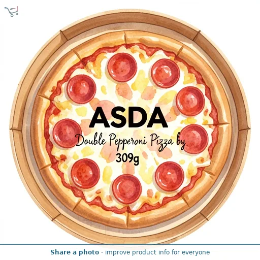 ASDA Double Pepperoni Stonebaked Pizza by  309g