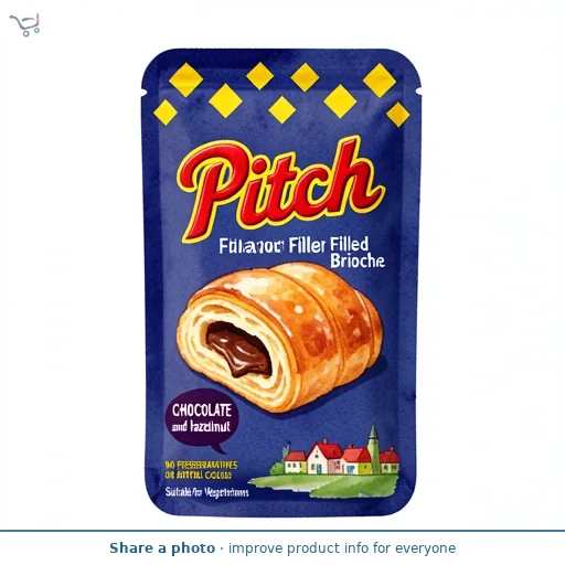 Brioche Pasquier Pitch Chocolate Flavour Filled Brioche