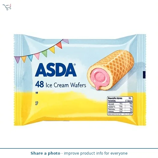 ASDA 48 Ice Cream Wafers