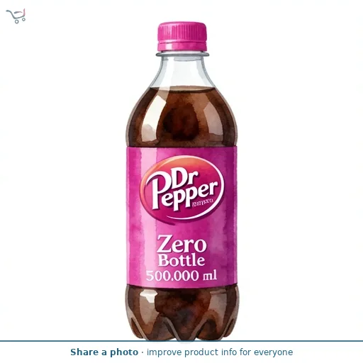 Dr Pepper Zero Bottle