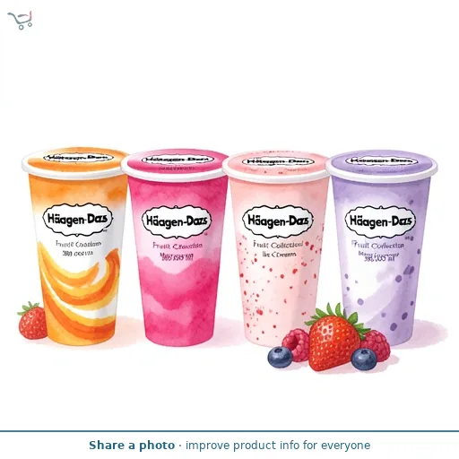Haagen-Dazs  Fruit Collection Minicup Ice Creams