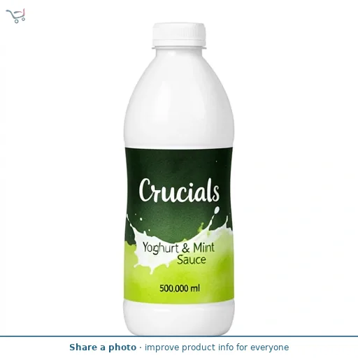 Crucials Yoghurt & Mint Sauce 500ml