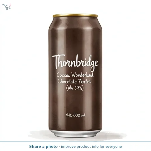 Thornbridge Cocoa Wonderland Chocolate Porter(Abv 6.8%)
