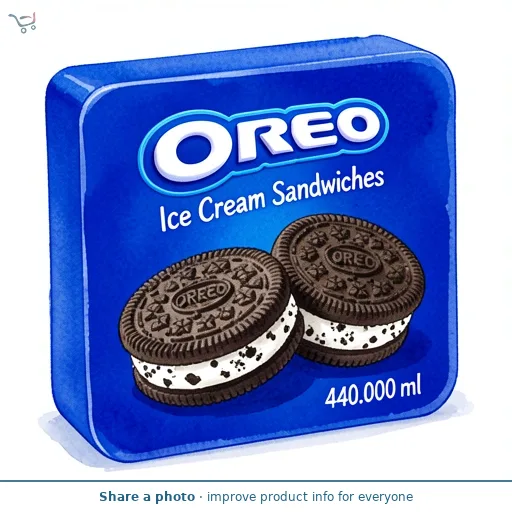 Oreo Ice Cream Sandwiches   4 x 110ml