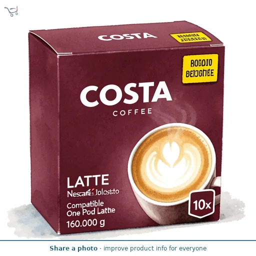 Costa Nescafe Dolce Gusto Compatible One Pod Latte