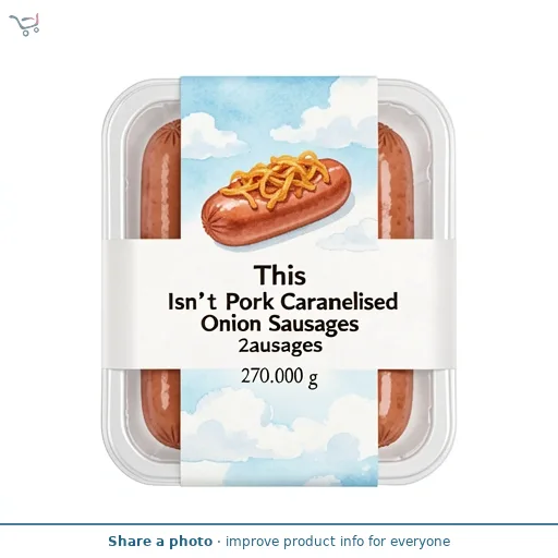 This Isn't Pork Caramelised Onion Sausages 270g