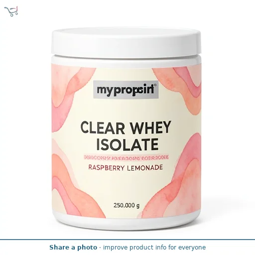 Myprotein Clear Whey Isolate Raspberry Lemonade 