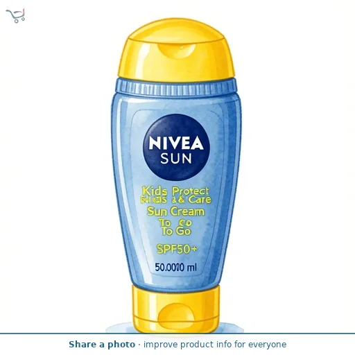 NIVEA SUN Kids Protect & Care Sun Cream To Go SPF50+