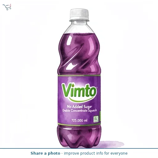 Vimto No Added Sugar Double Concentrate Squash 725ml