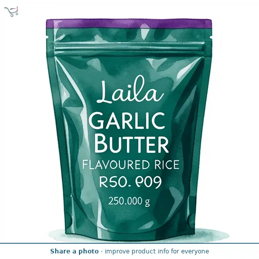 Laila Garlic & Butter Flavoured Rice 250g